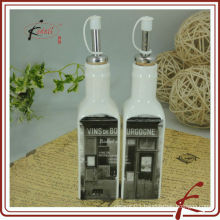 ceramic olive oil bottle